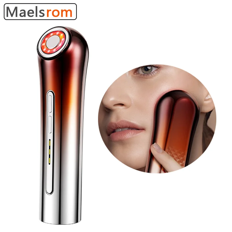 Machine de raffermissement de la peau RF-appareil Anti-âge 3 en 1 avec microcourant et thérapie par la lumière rouge pour les rides, le lifting du visage et la peau Re