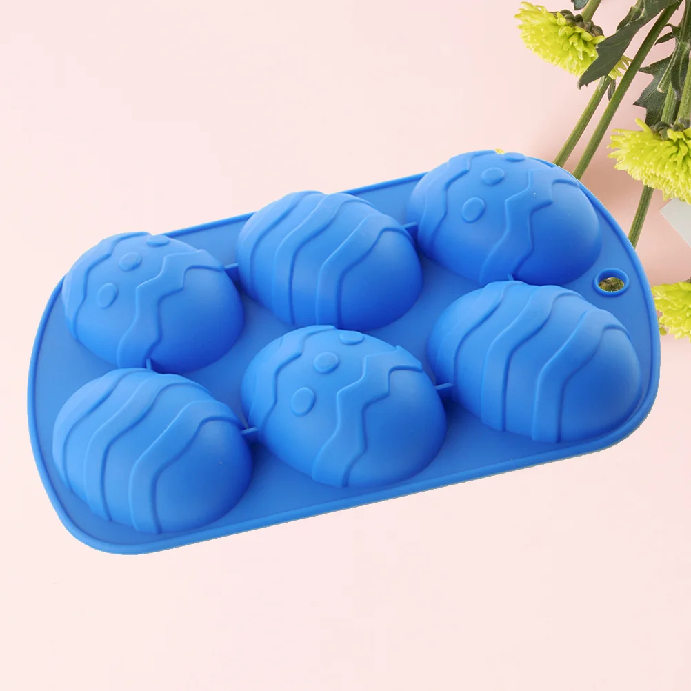 

2 Pcs Oven Ice Cube Molds Tools for Cake Decoration Egg Shaped Silicon Muffin Pan