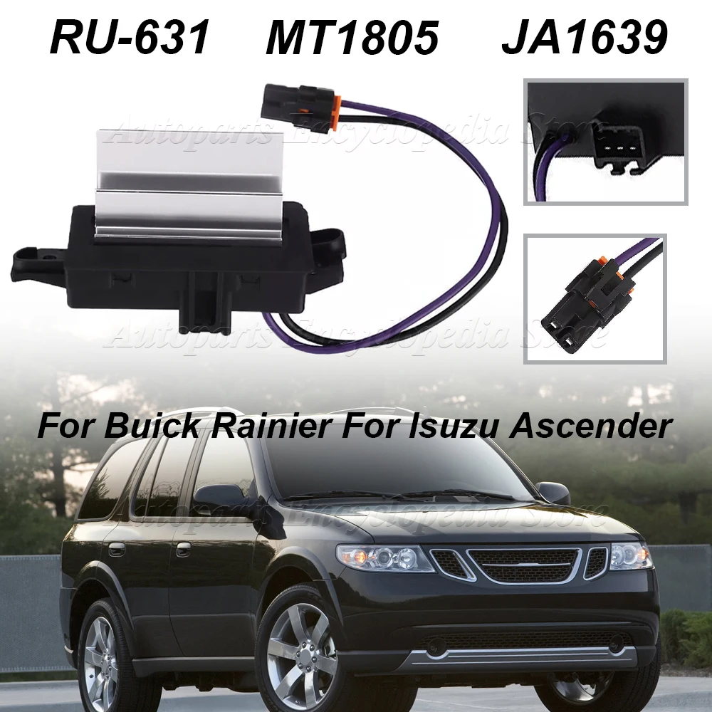 JA1639 Dla Isuzu Ascender Dla Buick Rainier 4P1516 Dla Chevrolet Trailblazer Wymiana rezystora silnika dmuchawy MT1805 RU-631