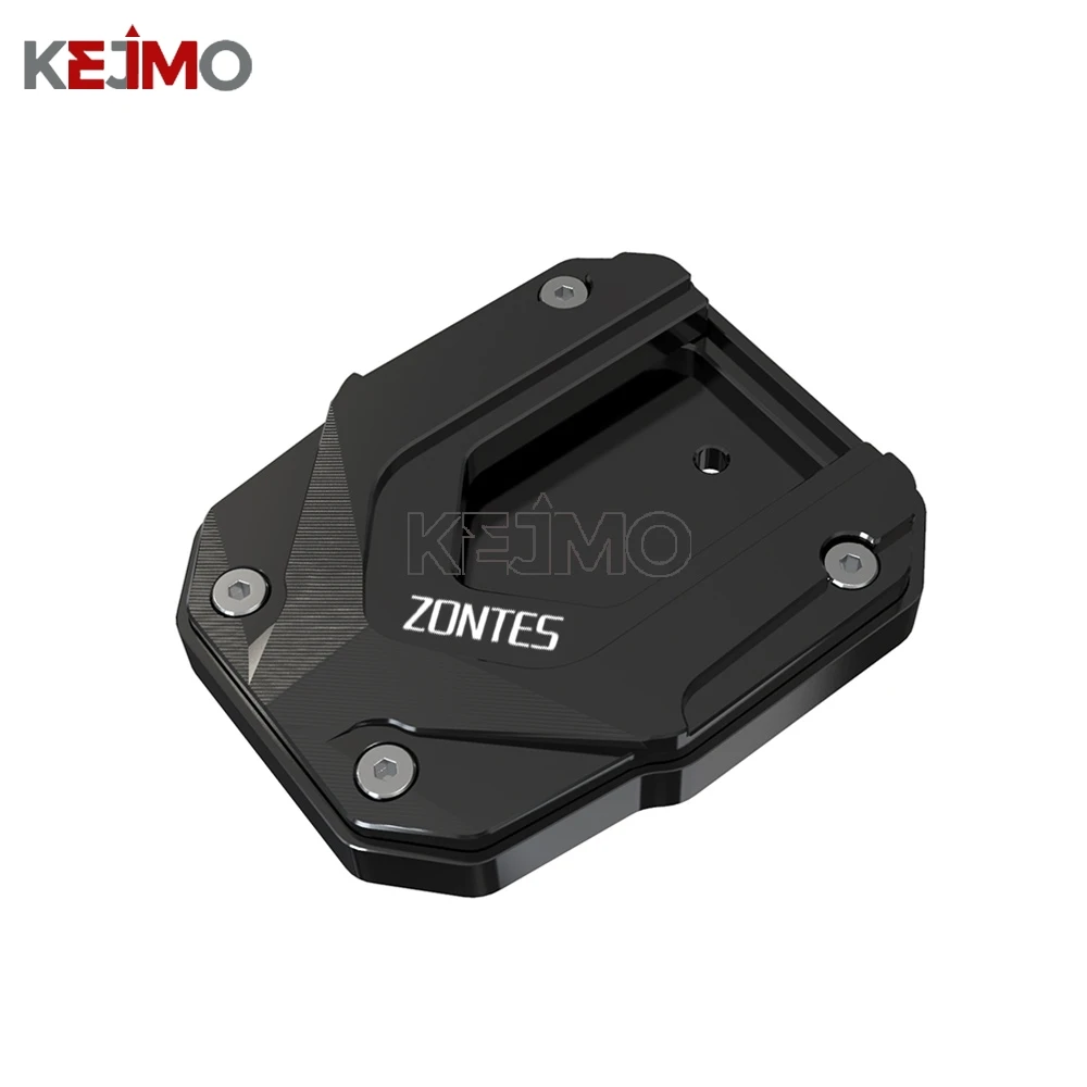 For ZONTES 350D/350M/150D/150M Motorcycle CNC Kickstand Foot Side Stand Extension Pad Plate Bracket For Voge SR4Max SR150GT 4