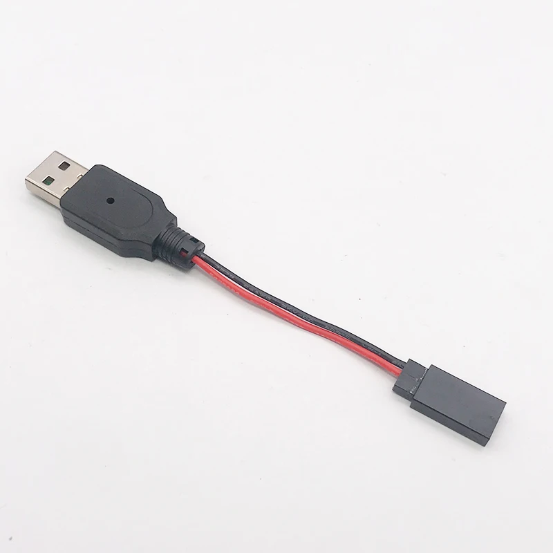 كابل شحن USB ببطارية ليثيوم بقوة 3.7 فولت مع منفذ USB إلى مقبس JST/SM/Futaba لطائرة بدون طيار RC قطعة نموذجية