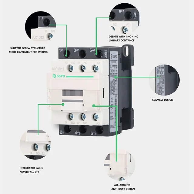 Image 4: Vente Flash Contacteur CA 3 Pôles NO 220V 18A Prix SLC1D18