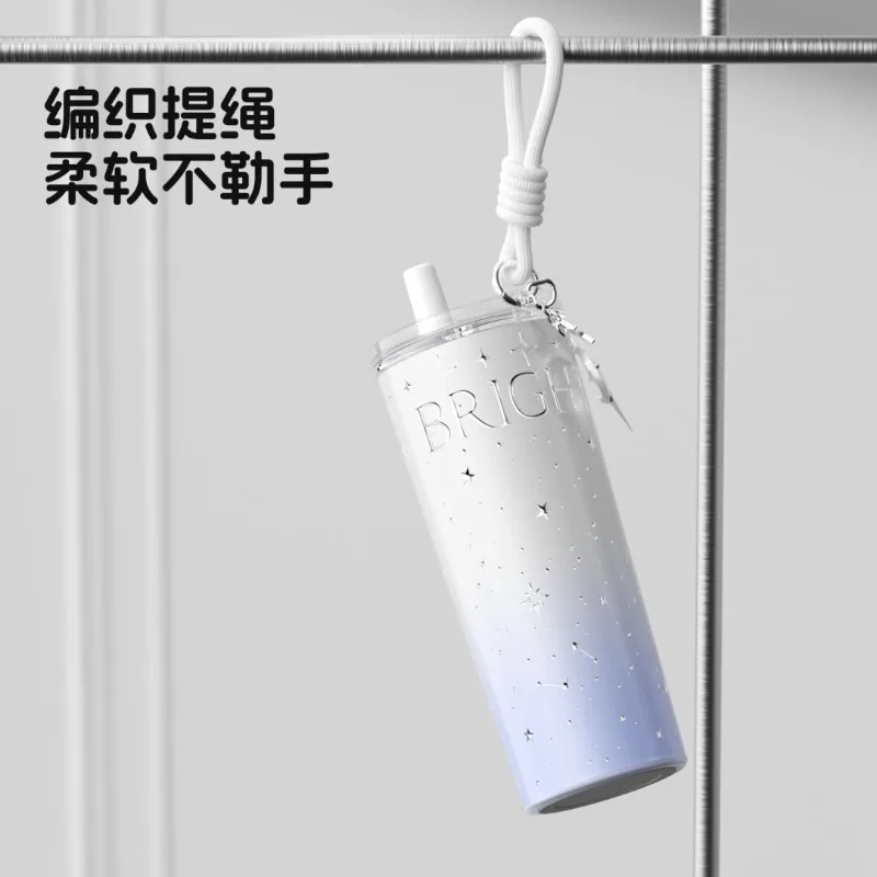 재고 있음 애니메이션 러브 앤 딥스페이스 코스프레 자이에스터 신형 620ml 빨대 보온병 세라믹 스테인리스 스틸 보온컵