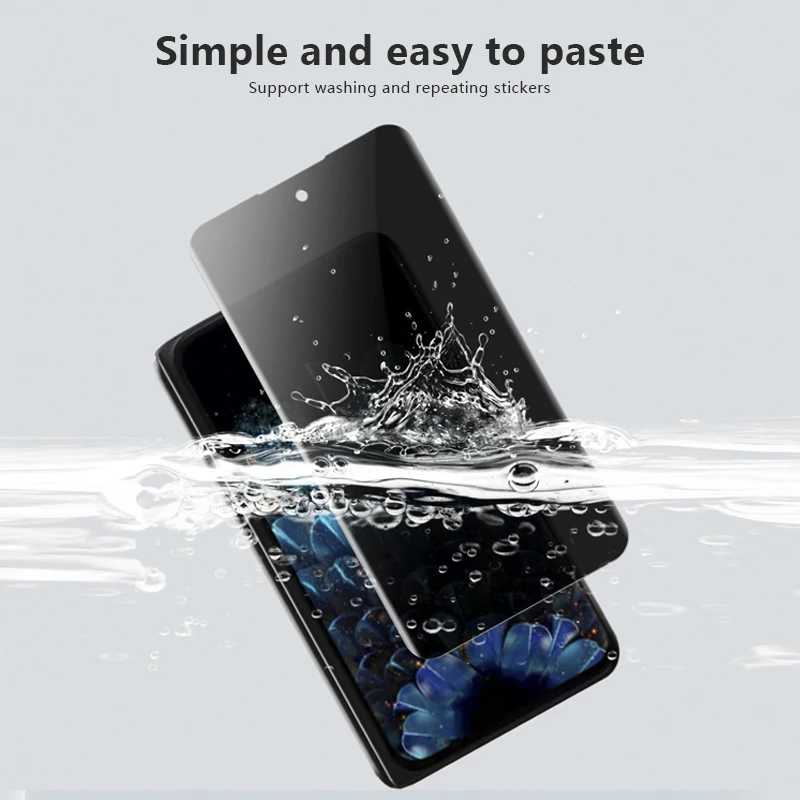 For OPPO Find N 3 In 1 Front Back Privacy Hydrogel Film Phone Folding Screen Protector Full Cover Anti-peeping Soft Sticker Film