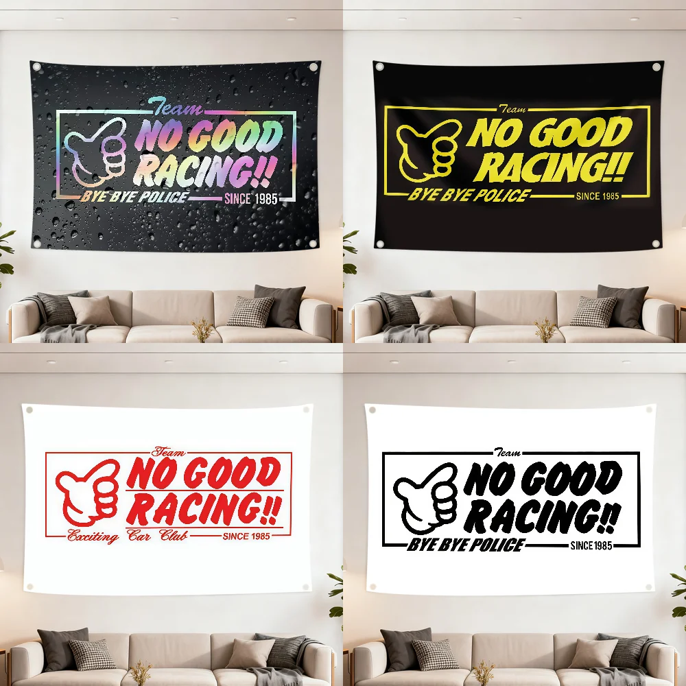 Japan No Good R-Racing Car flag Decoration Outdoor Picnic Party Art Hanging Home Camping Party Banner Best sellers