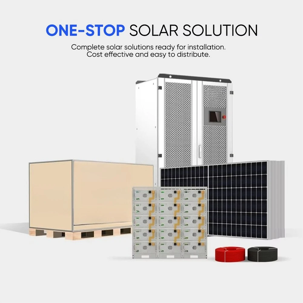 Onduleur hybride Commercial Megarevo, 3 phases, 400v, 150kw, 250kw, 500kw, 1MW, stockage d'énergie solaire