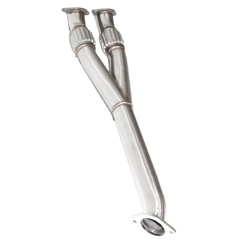 For GTR GT-R R35 04-15 SS Catless Exhaust Downpipe Y-pipe