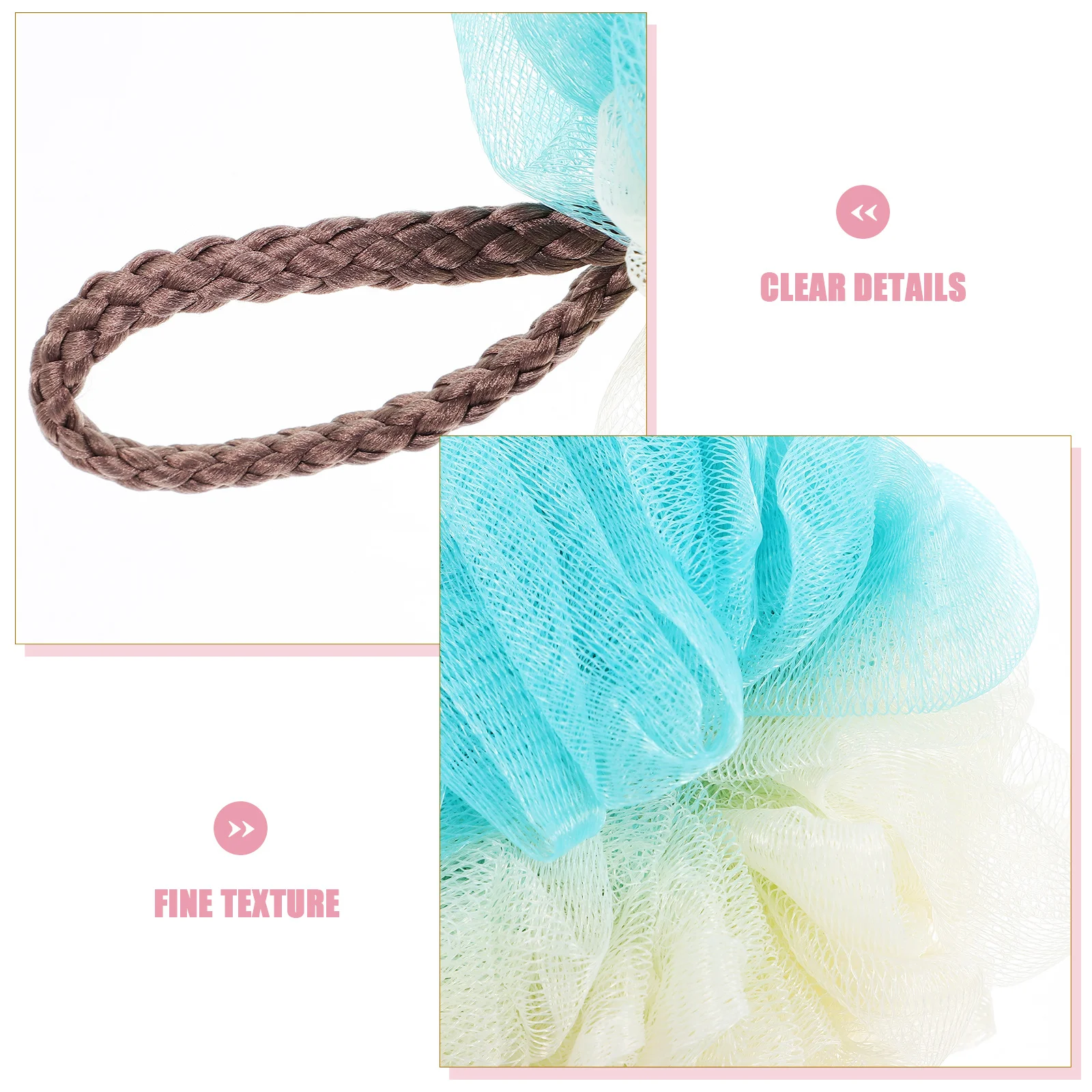 

5pcs Shower Loofah Sponges For Adults Body Wash Scrubber Exfoliating Bath Sponge Portable Skin Cleaning Bathing Supplies