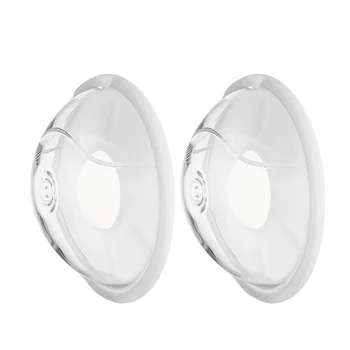 모유 수유용 웨어러블 우유 보호기, 수동 모유 수집기, 실리콘 유방 쉘, 30ml 용량 우유 수집 컵, 2 개 