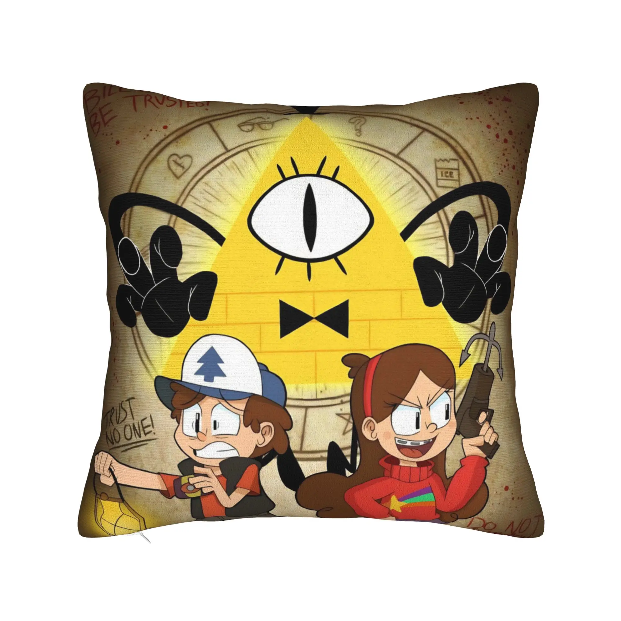 G-Gravity Falls Pillow Cover Merchandise Printed Cushion Cover Decor  Throw Pillow Case Cover Car Multiple Sizes