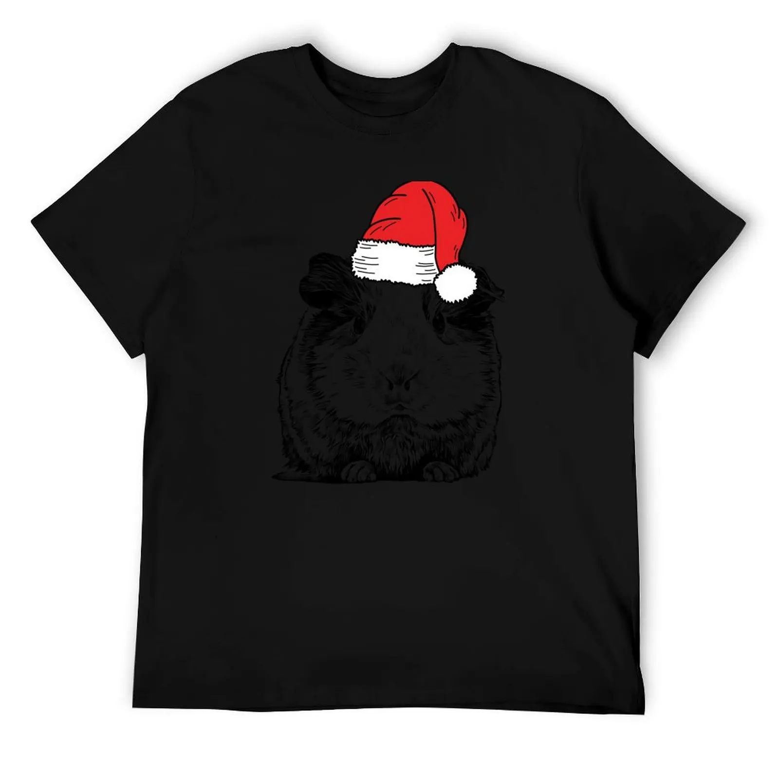

Christmas Guinea Pig Santa Pet Animal Holiday T-Shirt funny t shirts cotton anime tshirt t shirt man designer T-Shirt