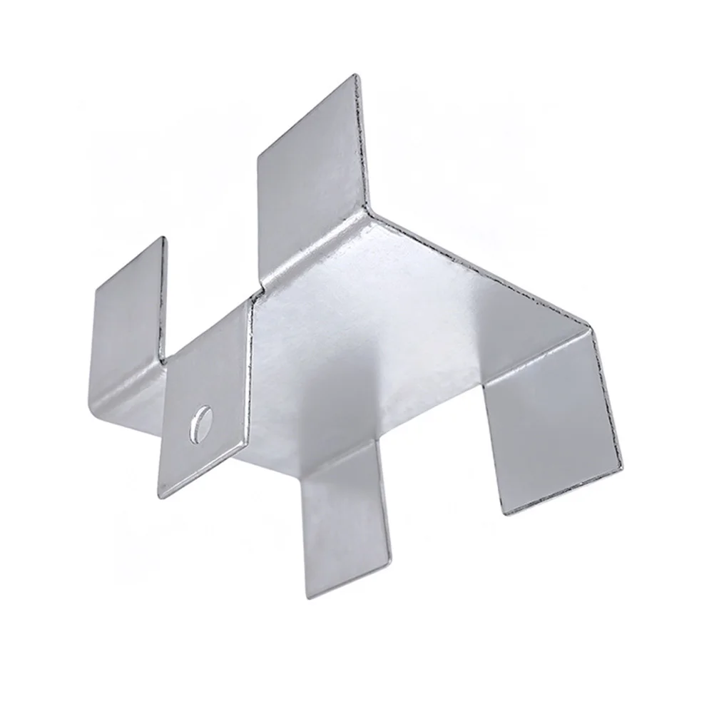 Weather-resistant Fence Clip Clip Fence Panel Holder As Shown No Drill Fence Bracket Robust Steel Construction