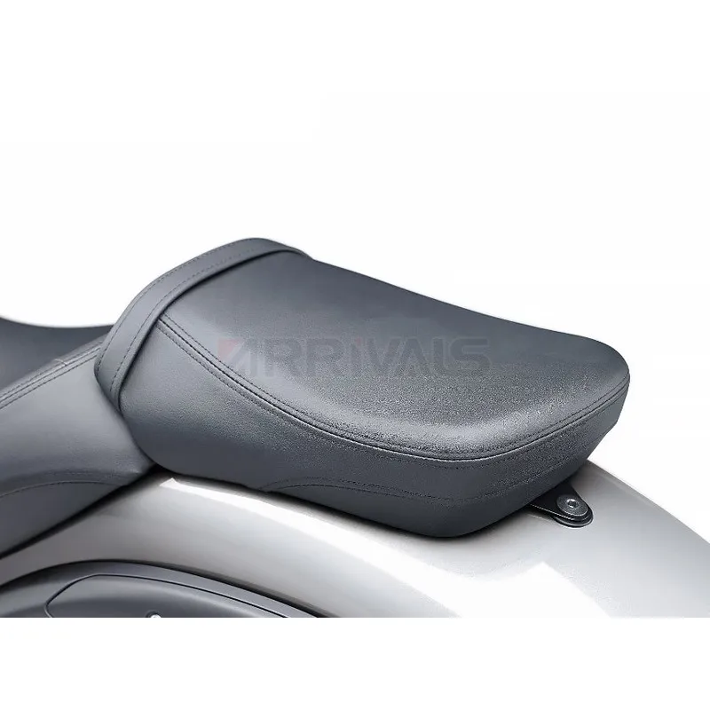 Cuscino del sedile passeggero posteriore in pelle nera per moto per Kawasaki Vulcan S 650 VN650 2015-2022 21 20 19 18 17 16