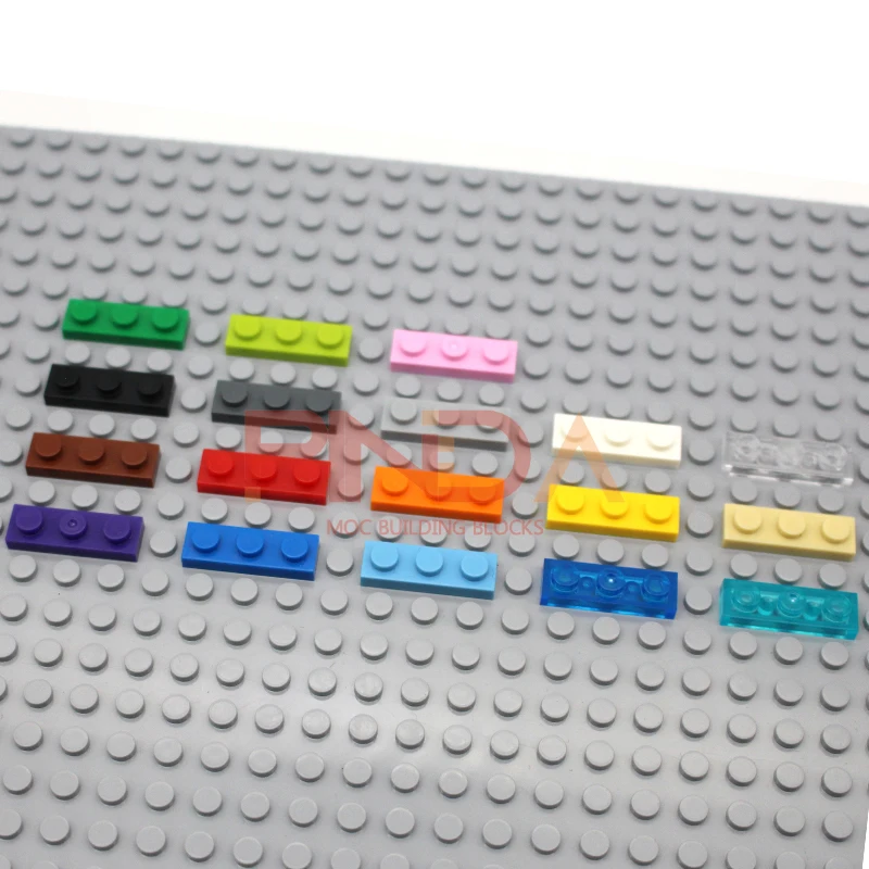 100 قطعة MOC 3623 Piastra 1X3 per Blocchi di Costruzione Parti FAI DA TE متوافق مع تجميع Storia Regalo Educativo Giocattol