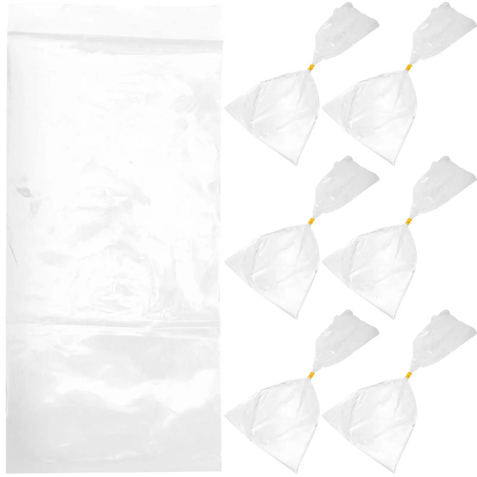 50 Pcs Mailing Ornamental Fish Packing Bag Bags for Storage Aquarium Packaging Clear