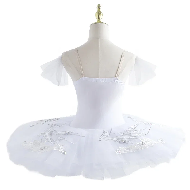 

White Ballet Tutu Skirt For Children's Swan Lake Costumes Kids Belly Dance Clothing Stage Performance Dress