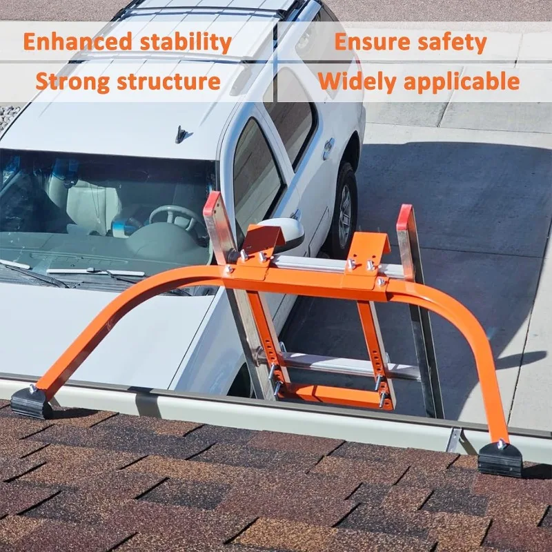 2025 Heavy Duty Steel Ladder  Secure and Stable Ladder Standoff Arms for Roof Gutter with Anti-Slip Rubber Feet