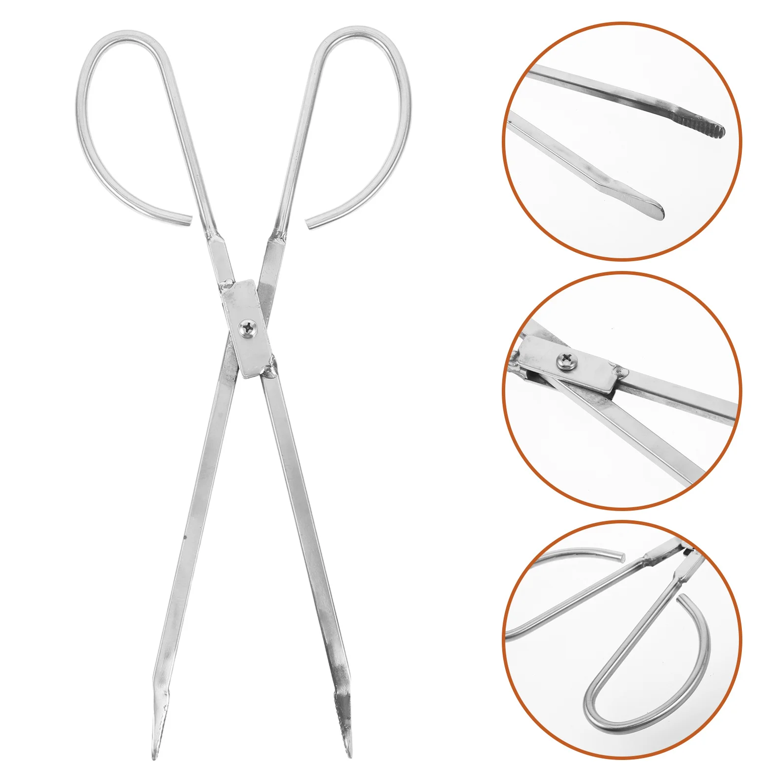 

5 Pieces Stainless Steel Fireplace Tools Set Fire Pit Accessories Firewood Holder Poker Shovel Brush Home Cleaning Kit