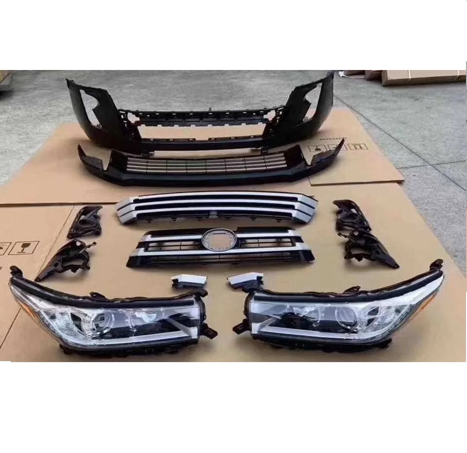 

Car Front Rear Bumper Modified Body Kit 2015-2017 Upgrade 2018 Style for Toyota Highlander