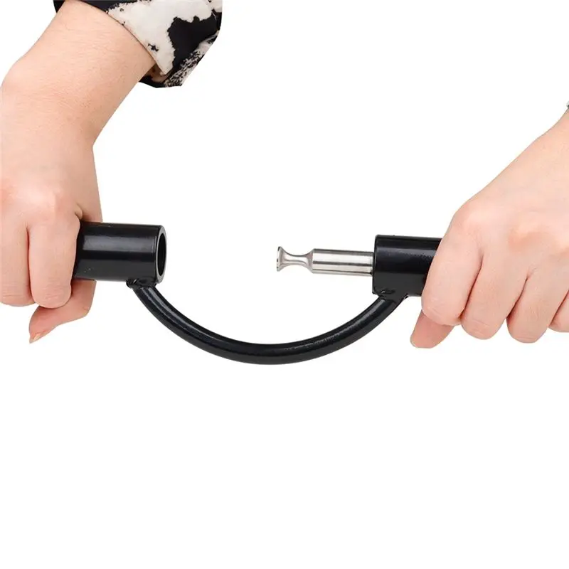

A89E-Two-Handed Metal Pressure Wheel Saxophone Trumpet Wind Instrument Sheet Metal Repair Tool Parts Easy To Operate Black