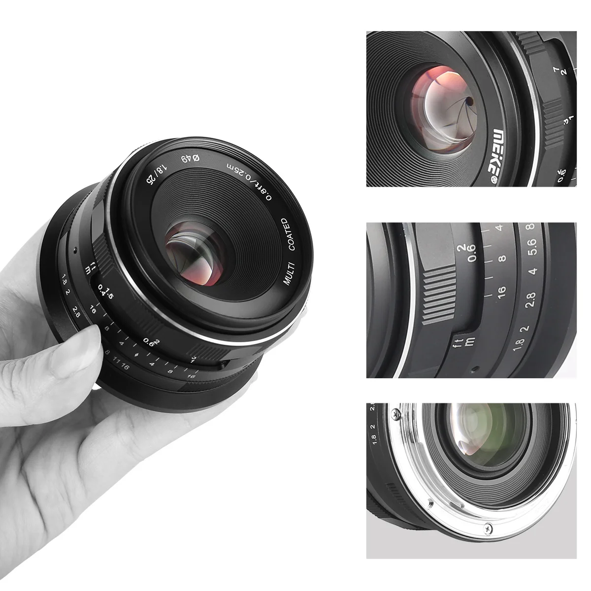 MK-25mm lens F1.8 fixed focus large aperture wide angle micro single Z mount