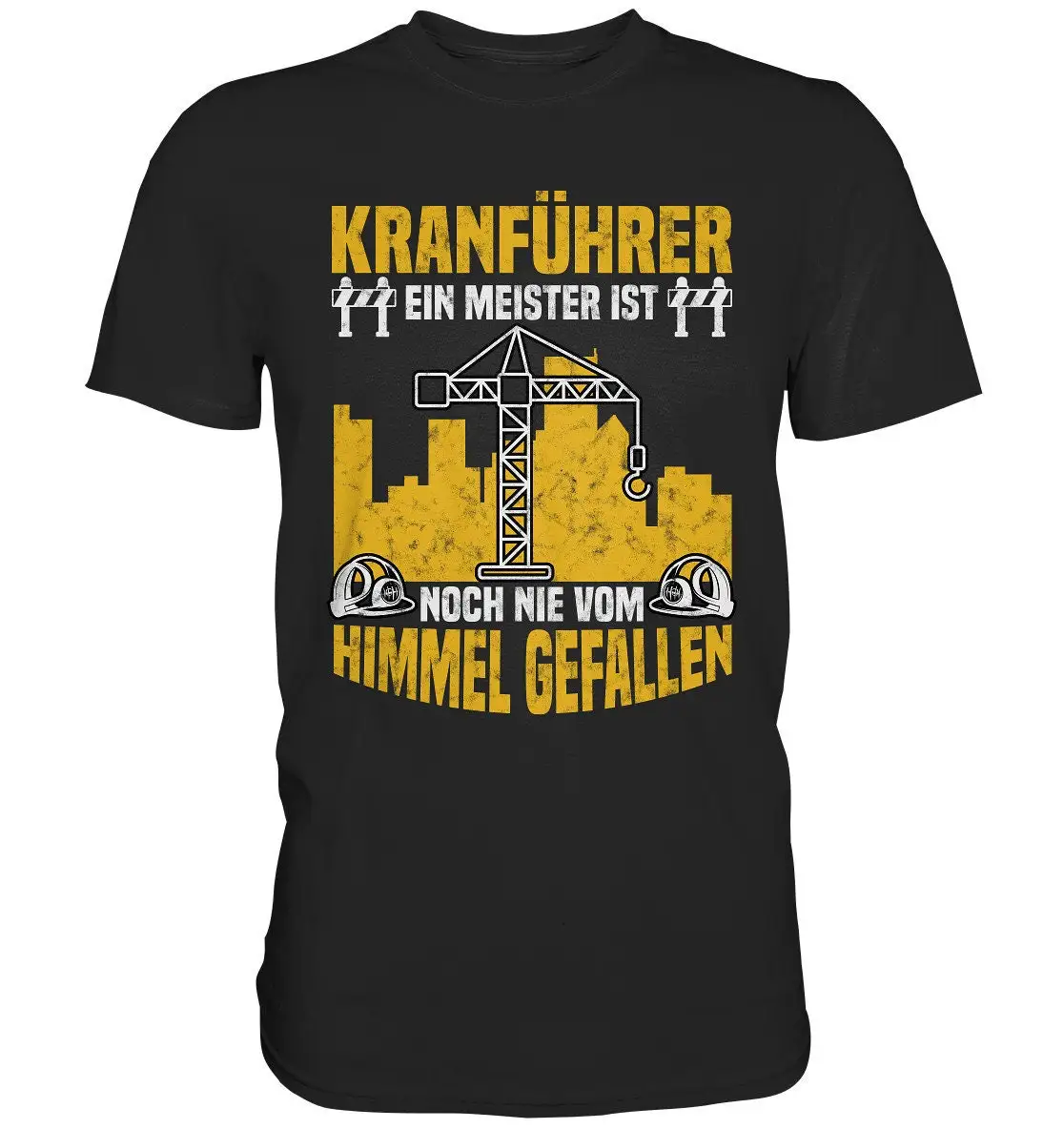 Crane Operator Construction Site T Shirt