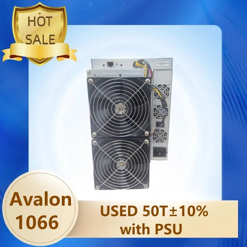 Usado BTC BCH Miner, Avalon 1066 50T Melhor que AvalonMiner M21S M20S