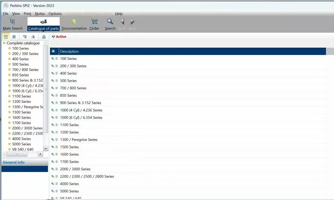 2023A 2018A Perkins SPI2 Service Manual and Parts Information System