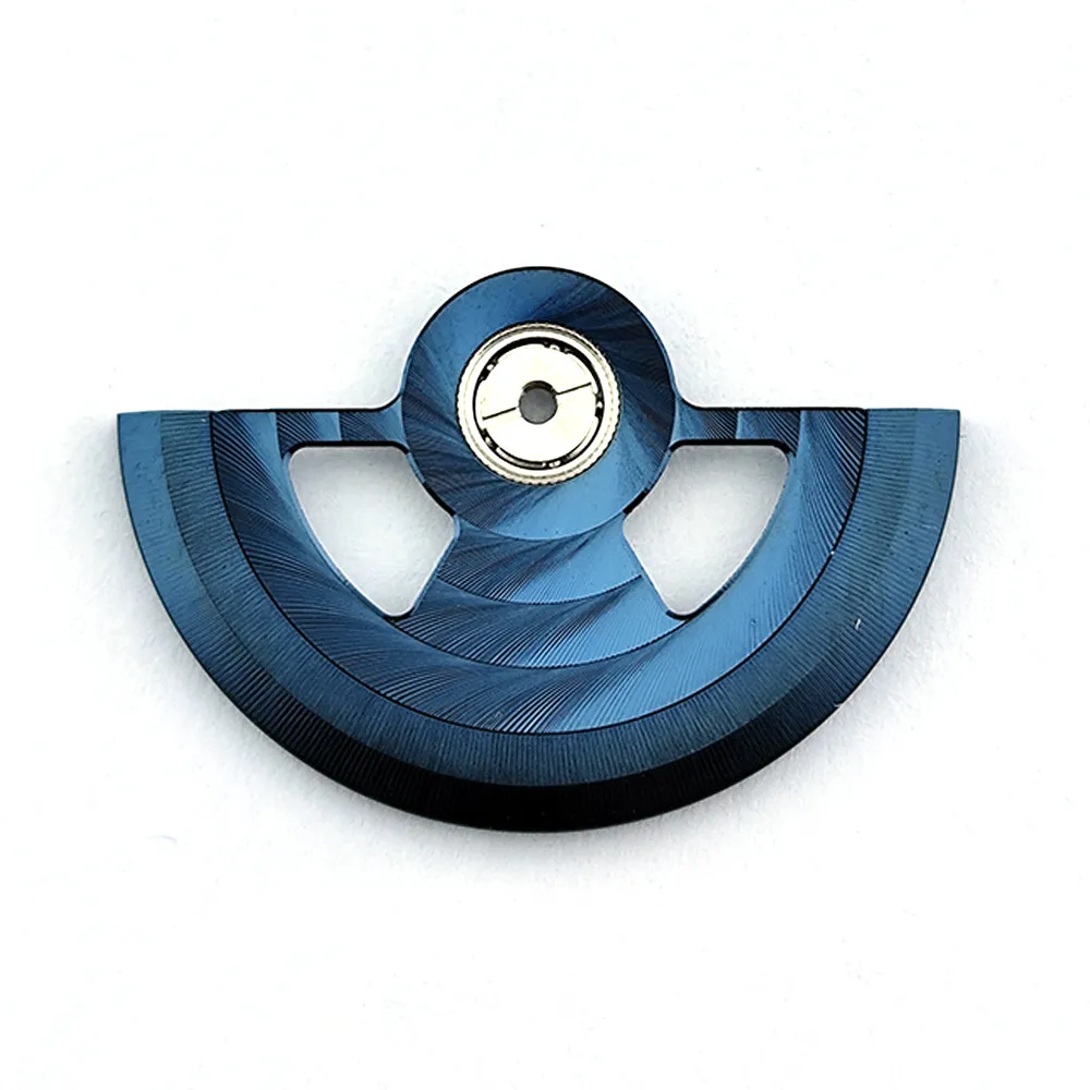 Oszillierendes Gewicht für NH35 NH36 NH38 4R Uhrwerk, Metallrotoren, kompatible Ersatzteile, schwarze, blaue und roségoldene Rotoren – Detail 17