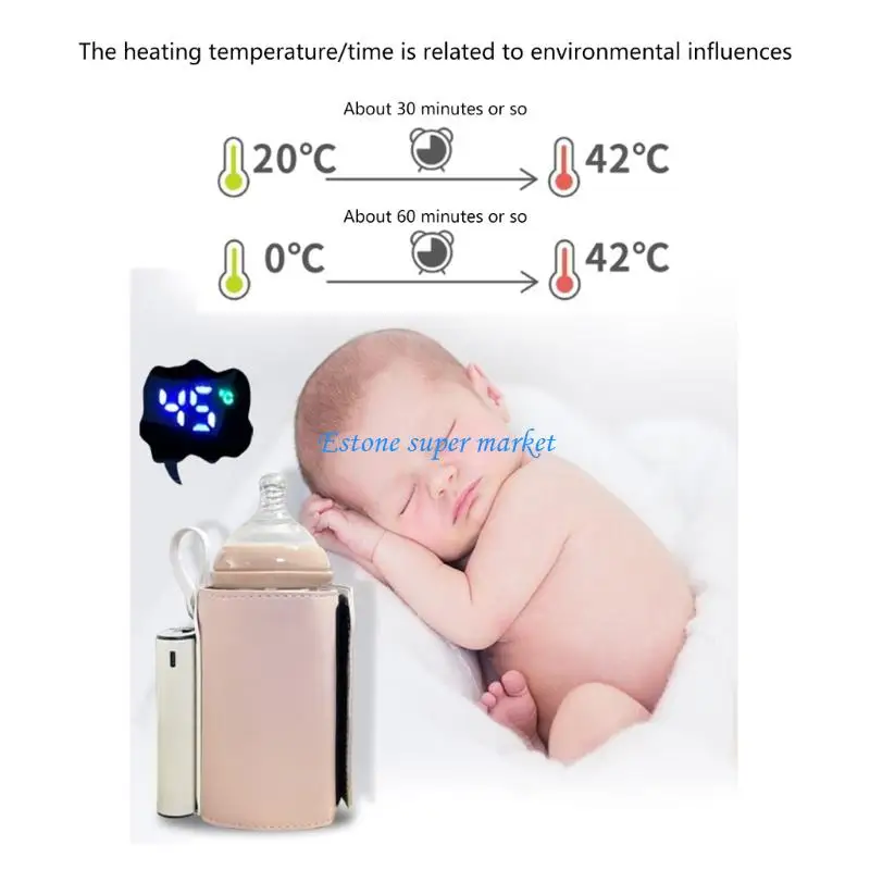 

Портативный чехол для подогрева детских бутылочек 090B для путешествий 21, изолированный рукав с регулируемой передачей