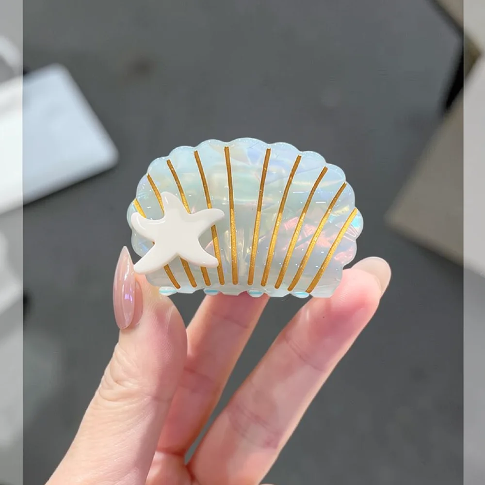 Trendy Hair Claw Clip Women Elegant Ponytail Holder Geometric Hairpin For Daily Hairstyle Styling Accessories