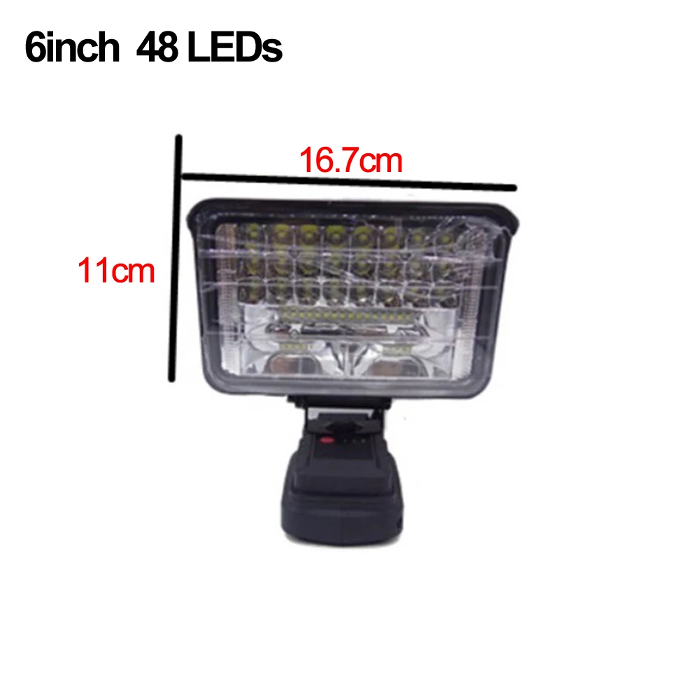 Compact Cordless Work Light for For bosch 18V Battery Great for Jobsites Outdoor Activities and Vehicle Repairs