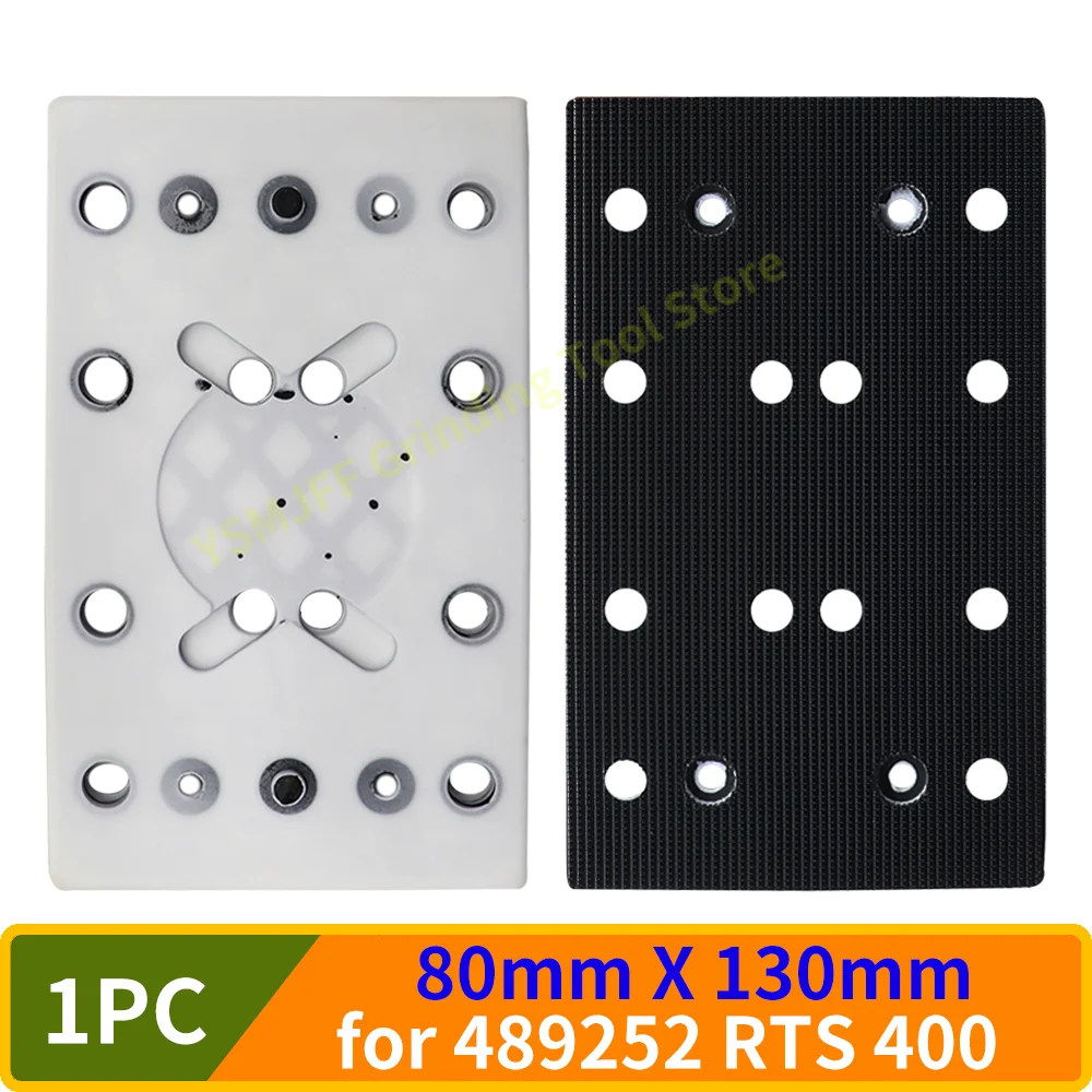 1PC 80mm X 130mm Soft Sanding Pad for Festool RTS 400 RS 400 RTSC 400 Sander,489252 RTS 400 Replacement StickFix Sanding Pad