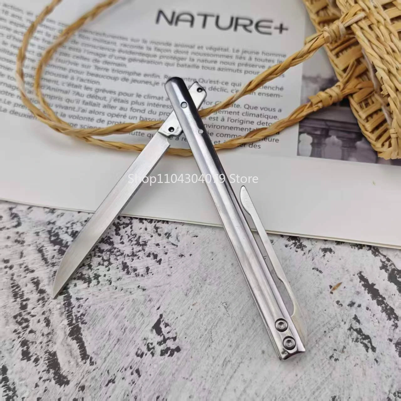 Outdoor-Abenteuer-Wandermesser Praktische Leichtgewicht-Camping- und Angelmesser Faltbares EDC-Messer für Dschungel-Erkundung und Trekking Multifunktionswerkzeug
