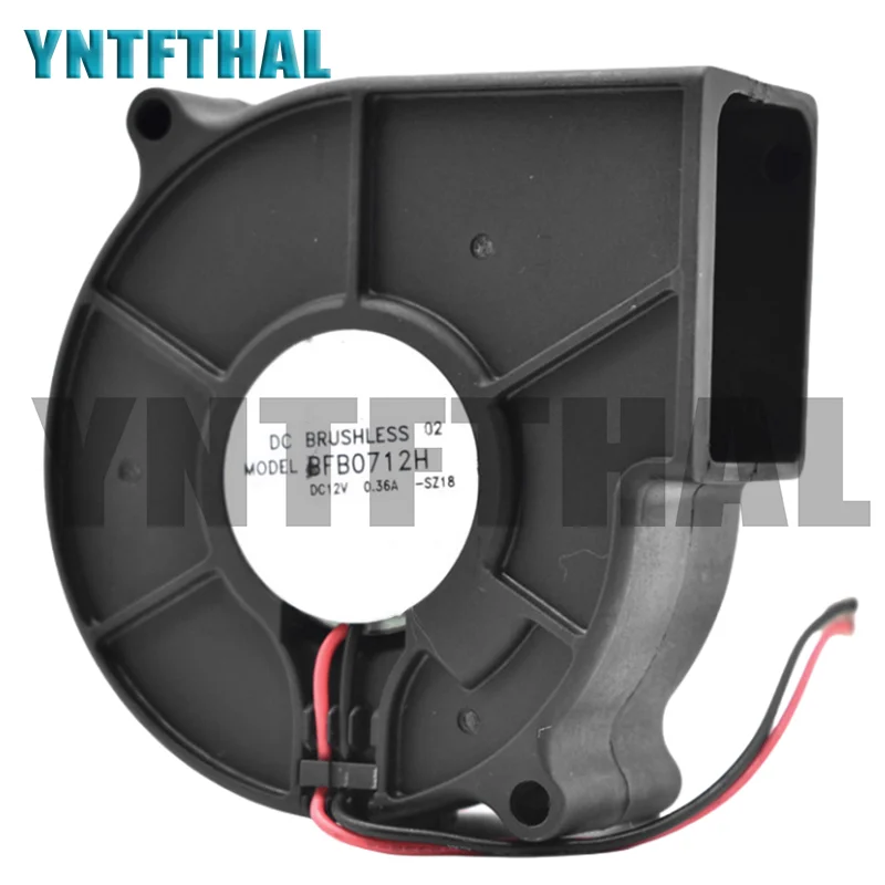 BFB0712H 7530 12V 0.36A Fan 2 Wires  Cooling Fan Working