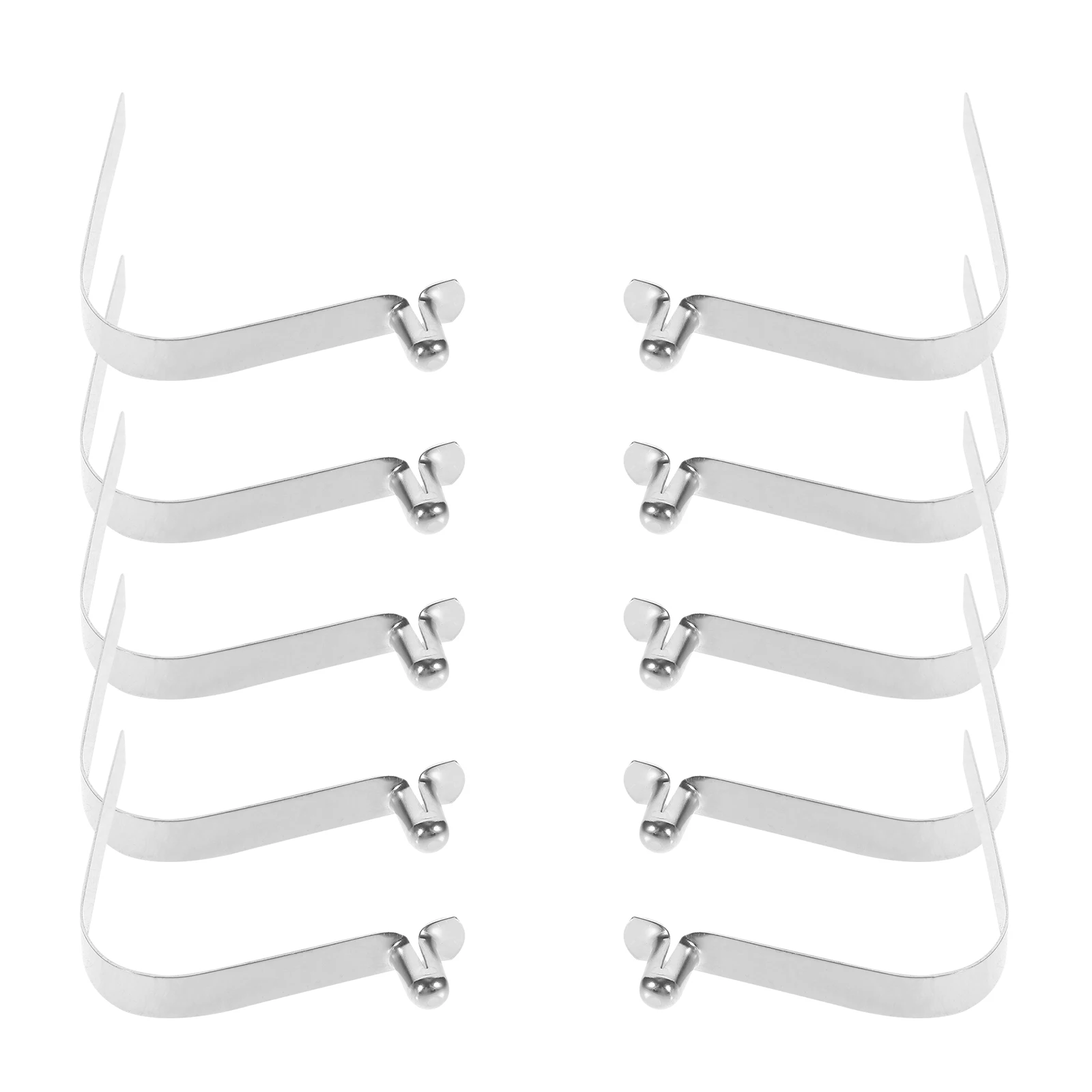 

10pcs Spring Clips 6mm Single Head Hollow Steel Durable Snap Rivet Tent Fishing Umbrella Kayak Paddle Accessories