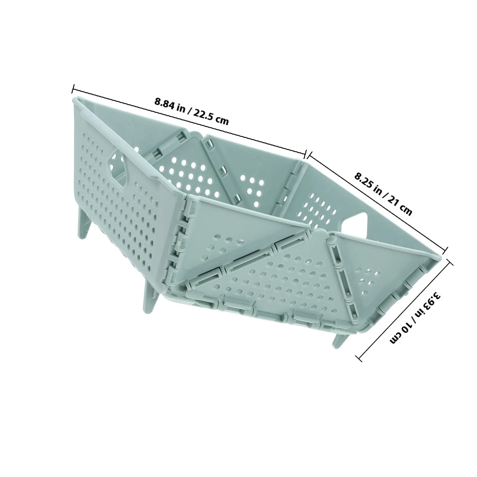 Collapsible Vegetable Basket Foldable Fruit Strainer Portable Kitchen Sink Basin Multi Functional Drain Basket for Pasta Rinsing