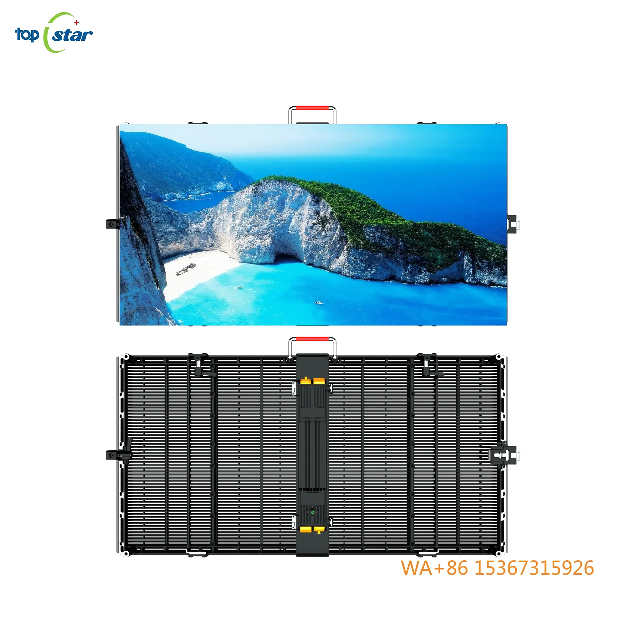 P3.076 Full Color RGB Waterproof High Refresh Outdoor LED Module 320*160mm