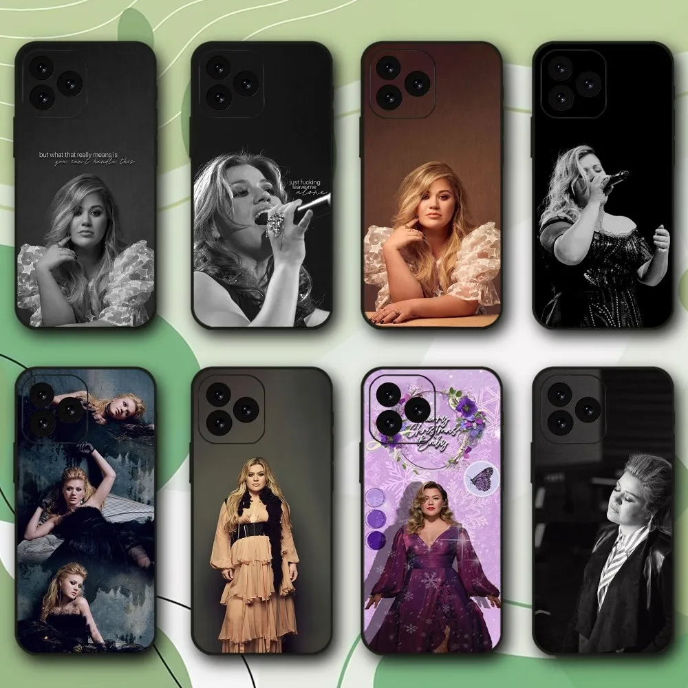 Singer Kelly Clarkson Chemistry Phone Case For iPhone 11 12 13 14 15 Mini Plus Pro Xs Max X S Plus XR Shell