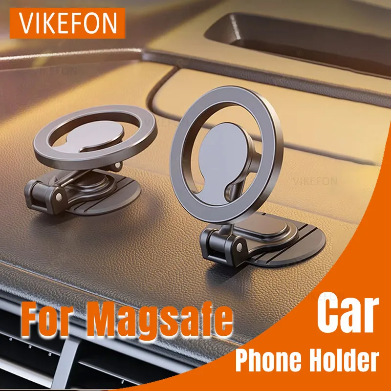 מתקן מגנטי מתקפל לרכב מבית MagSafe, מתאים לכל סוגי הסמארטפונים