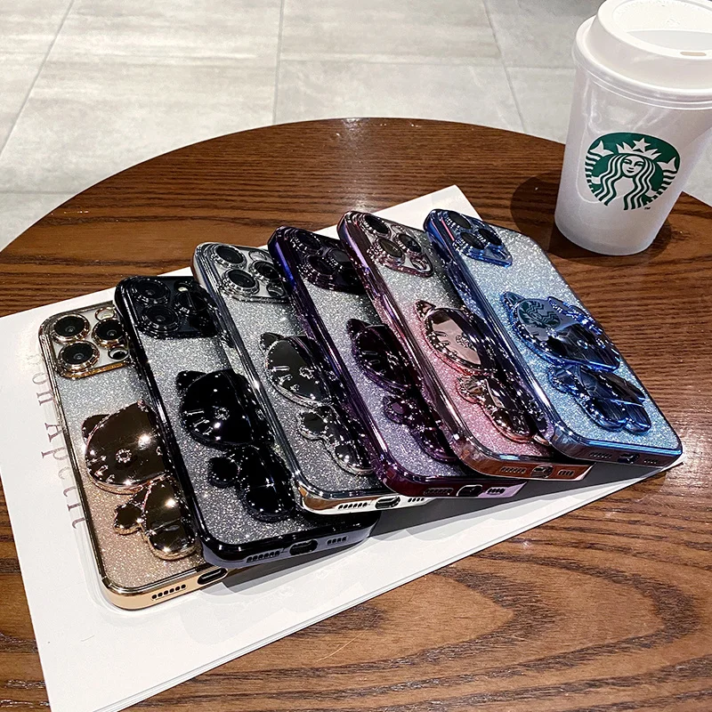 Cartoon Phone Case For iPhone 15 14 13 12 11 Pro Max XS X XR 8 Samsung S20 S21 S22 S23 S24 Plus + FE Ultra Note20 Gradient Cover