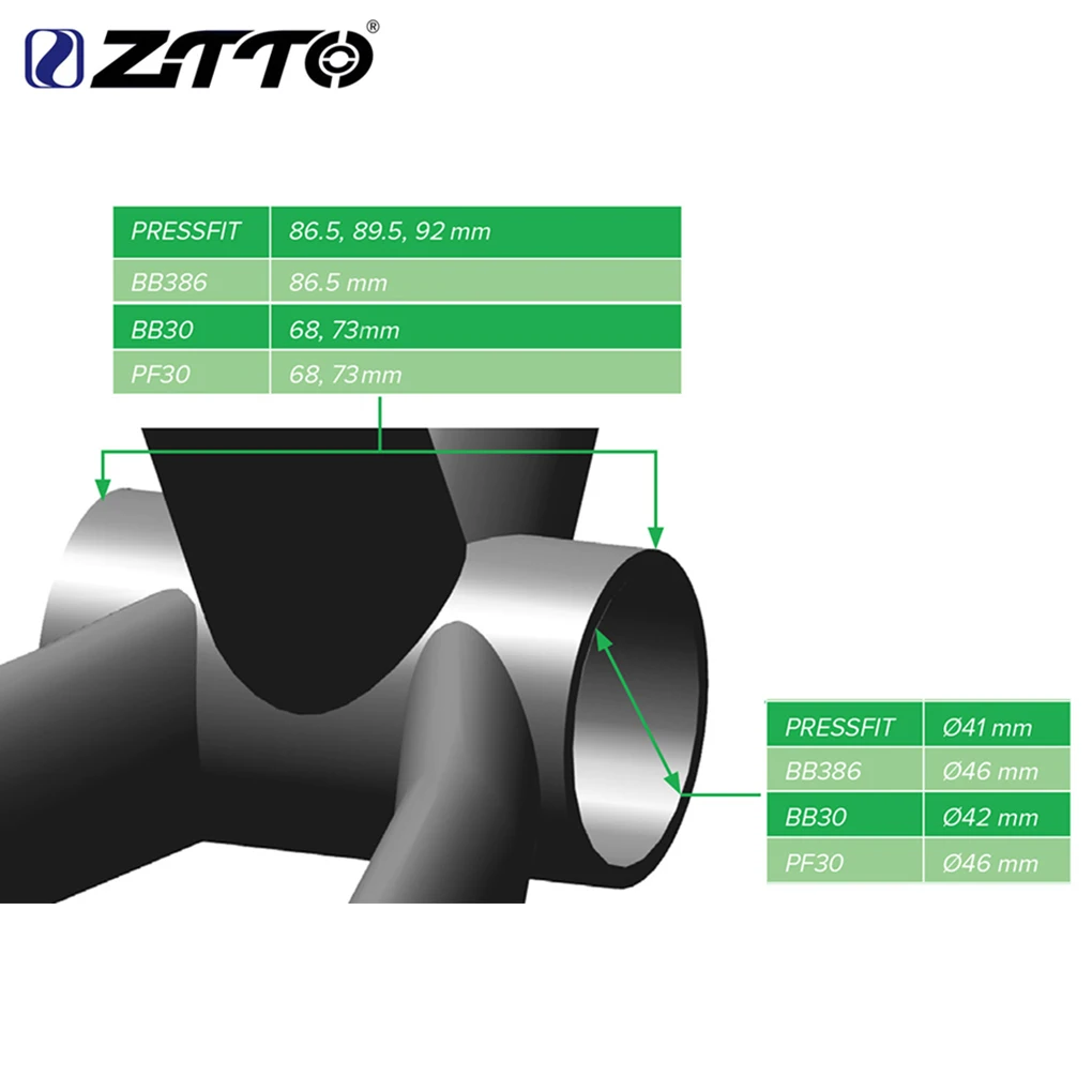 ZTTO دعامة سفلية للدراجة ملحقات الدراجات الاحترافية لوازم رياضية خارجية جزء الدراجة لإصلاح BB92 باللون الأحمر #4