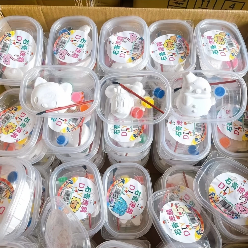 Caja divertida de 1/3/5 Uds., muñecos de grafiti DIY para cumpleaños de niños, jardín de infantes, regalo de fiesta en casa, bolsa de regalo de piñata, relleno de caja del Tesoro