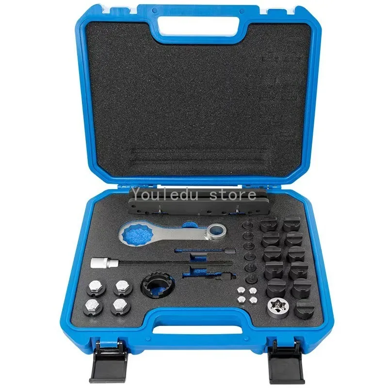 Engine Camshaft Lock Timing Tool Kit for Audi Porsche 3.0T 2.9T Hybrid Version CXT EA839 EngineT40331