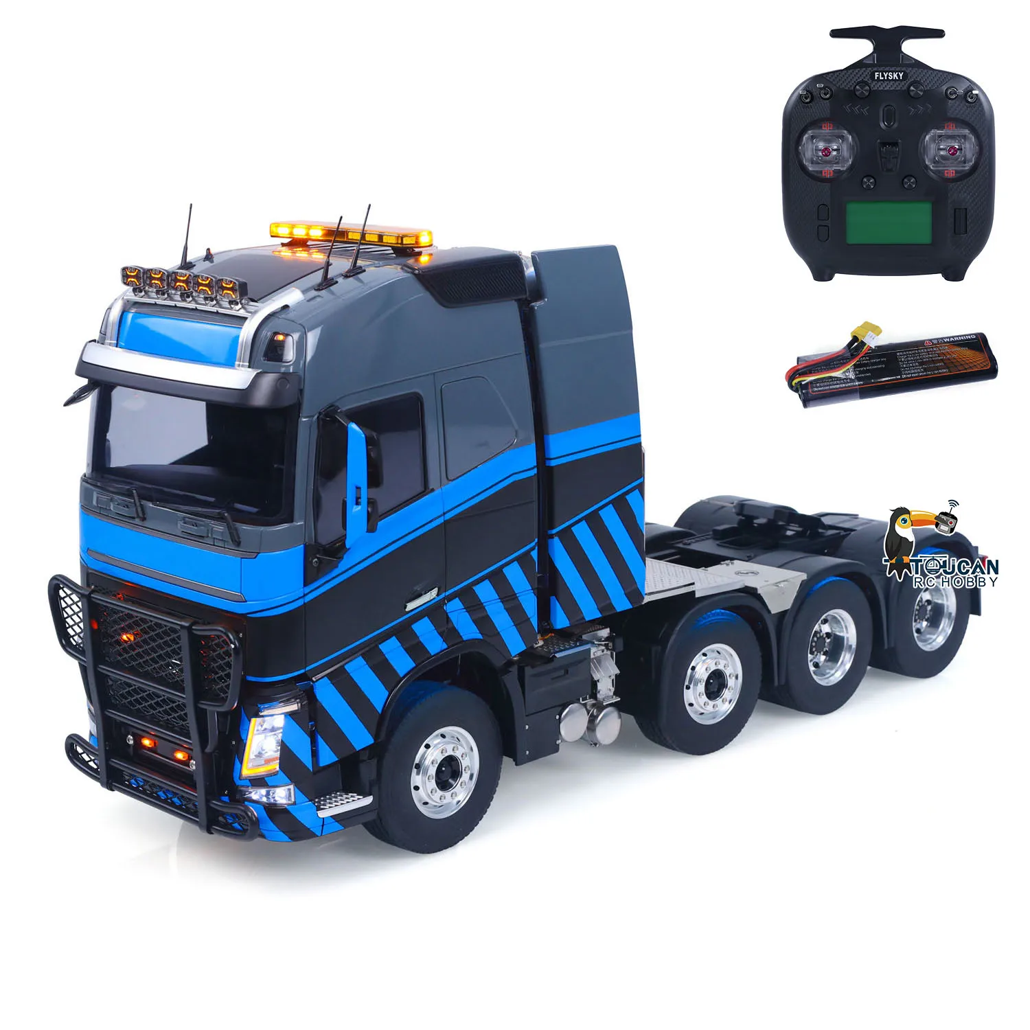 RC Tractor Truck 8x8 56360 1/14 DIY Remote Control Cars TOUCAN 2Speed Gearbox Light Sounds Smoke Axle Locks Car for TAMIYA  - view 2