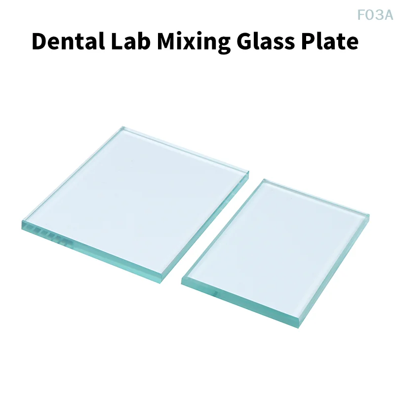 Dental Lab Mixing Glass Plate Board Dentistry Supply Glass Plate Cement Powder Glass Plate Dentistry Equipment