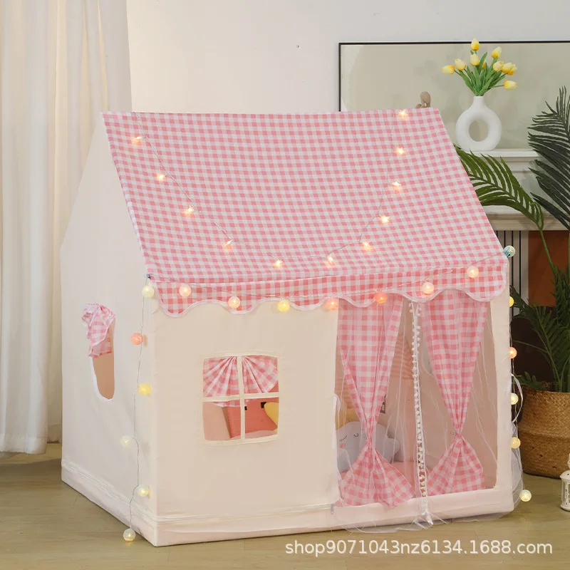 Children's indoor tent household bed mosquito net princess girl boy playhouse big house toy house separate bed artifact