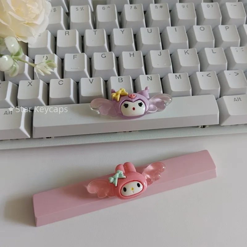 Cute Melody Kurumi Keycap Cherry Profile Personalizzato 6.25u Keycaps per tastiera meccanica Key Caps Regali per giocatori