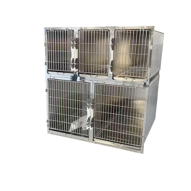 Pet Hospital 304 Stainless Steel Pet Cage Pet Store Foster Cage