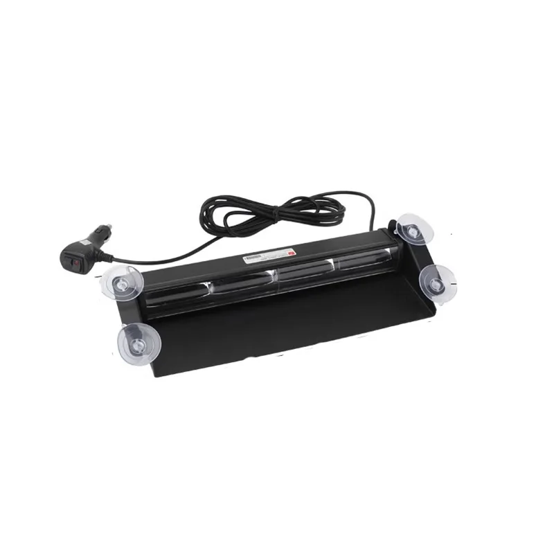 Car lights, lane opening LED, emergency warning, vehicle flash strip, windshield suction cup, 12V red, blue, white flash